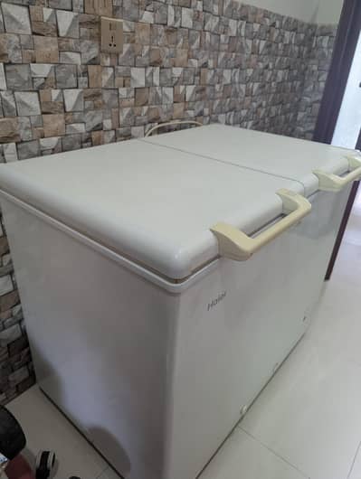 well Maint Haier twin-door chest deep freezer