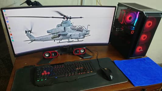 I5 12gen DDR5 RTX 5060Ti & Gigabyte 34inch 144hz gaming Rig