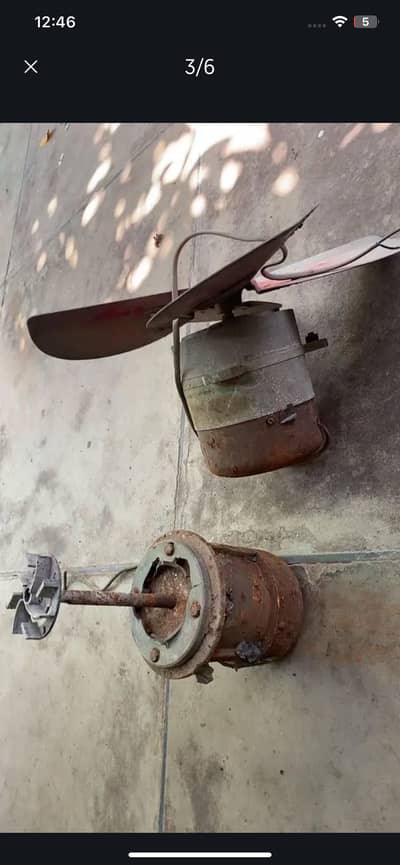 Bloor air fan water pump