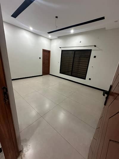 Gulshan Iqbal block 6 2nd Floor 3 Bed DD  2 washroom With Roof  Rent 80000 Brand New  *Code(16757)*