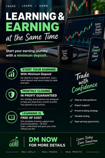Learn Trading & Earn | Free Trading Training | Minimum Deposit