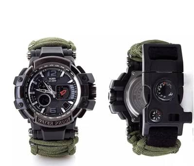 YUZEX G3 7-in-1 Tactical Survival Watch – Brand New