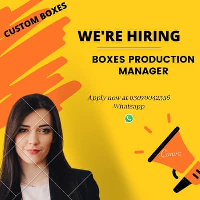 Boxes Production Manager