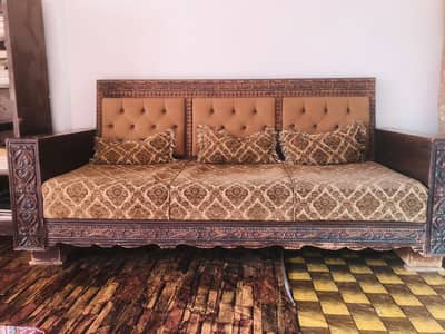 Brown Sofa Set – 2 Single + 1 Three Seater