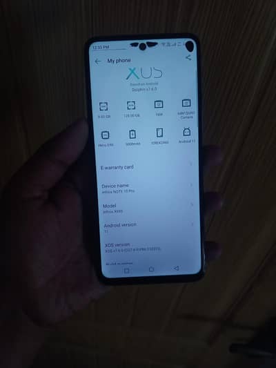 Infinix note 10 pro 8 128 approved