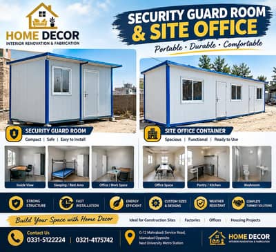 prefabricated homes/Guard room/sites office/