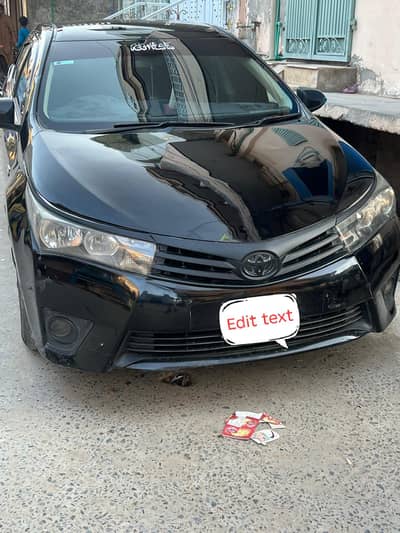Toyota Corolla XLI 2015