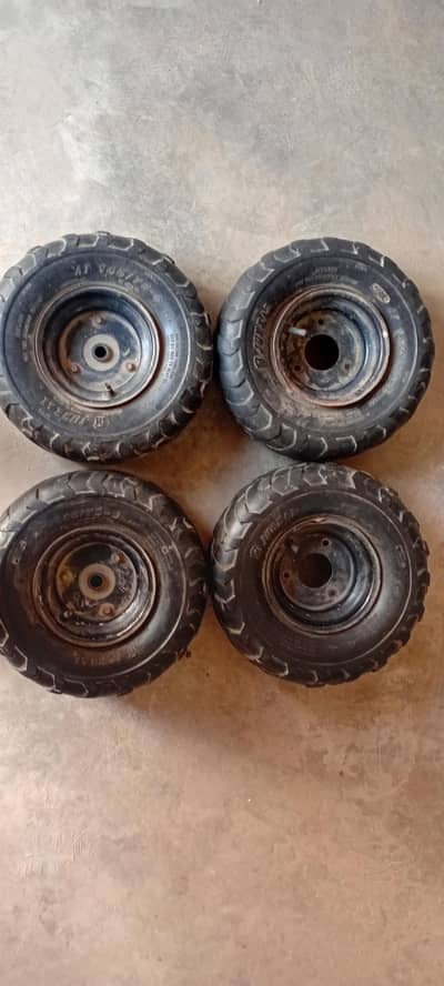 ATV tyre and rims