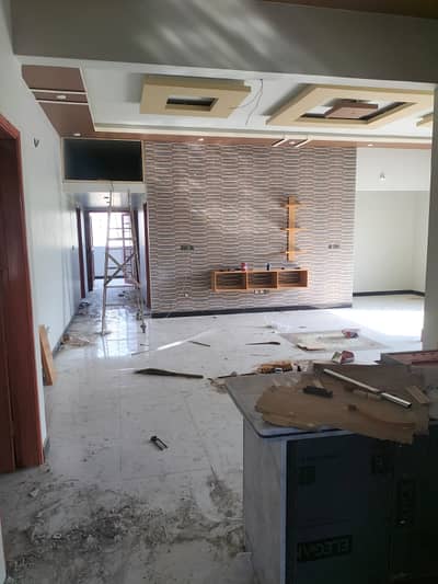 four bed dd 1st floor portion for rent in johar