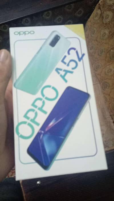 OPPO A52 pta proved with box and orginal chrger 4/128 gb