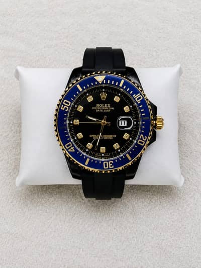 ⌚ Diver-Style Luxury Watch | Rotatable Bezel | Rolex-Inspired Design