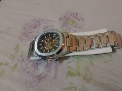 Patek Philippe Nautilus-style skeleton. .