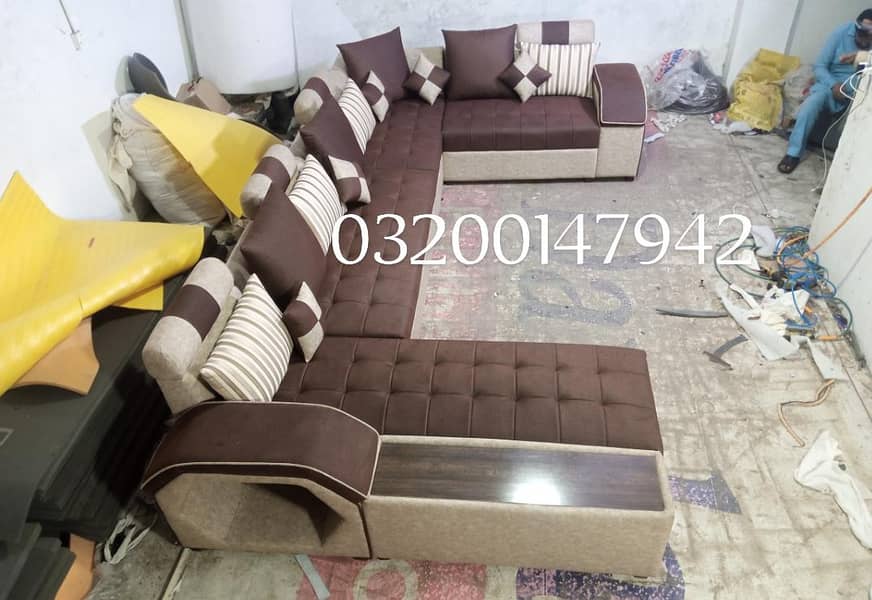 10 seater sofa set/L shape sofa/L shape sofa/corner sofa/puffy sofa 3