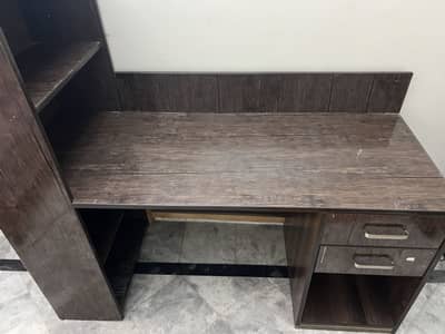 Study / office  table with book shelves