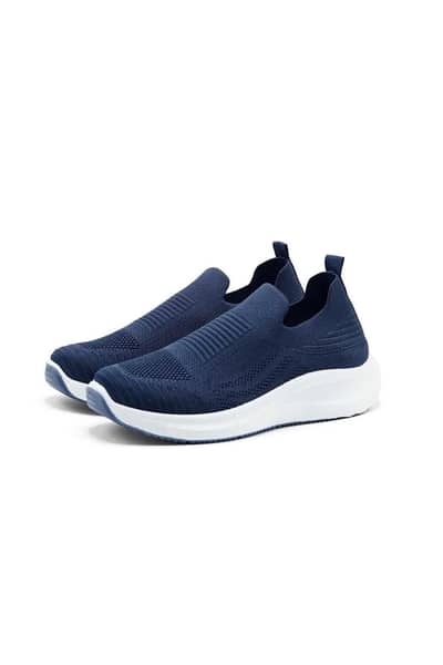 Men's Blue Slip-On Walking Sneakers
