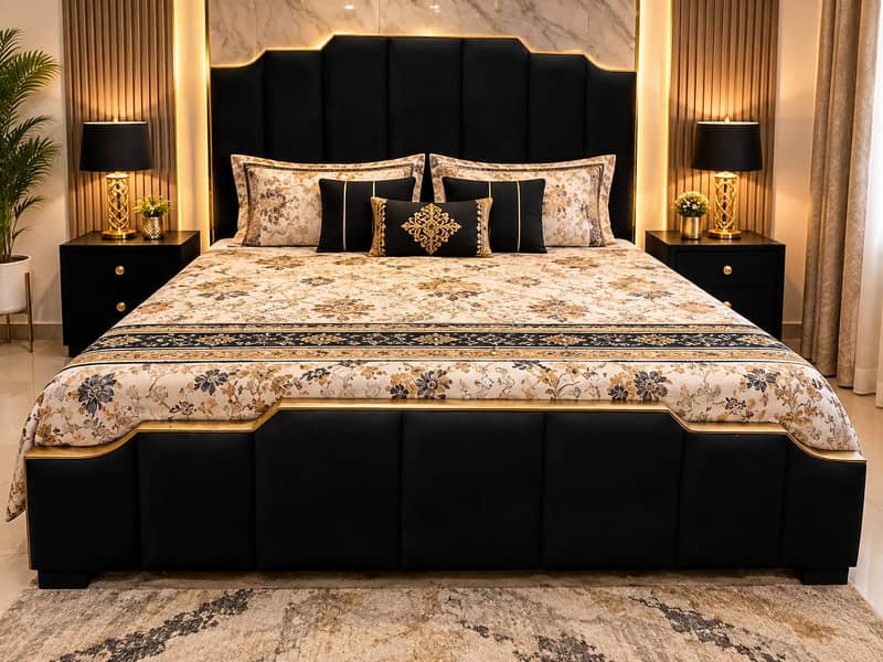 Double Beds with Matching Side Tables 0