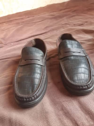 *`Mardana Brown Crocodile Loafer - Size 45 - Formal Joota`*