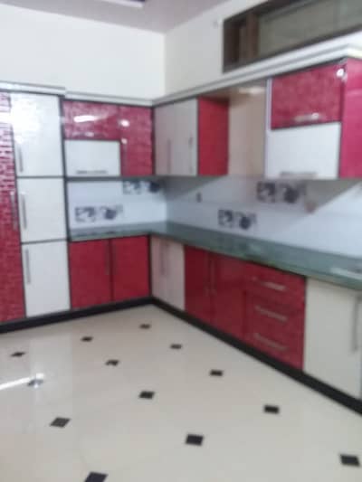 three bed dd ground floor tiled flooring portion for rent in johar