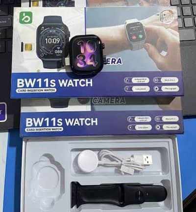 Bw11s smart watch with SIM and camera