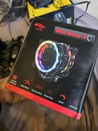 thunder rgb heat sink and cooling fans
