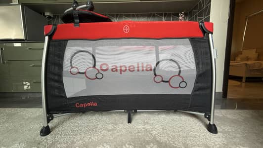 Capella Baby Playpen / Travel Cot with Newborn Napper