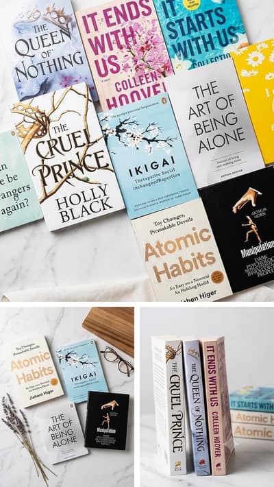 Trending bestseller collection - self help & Fiction (set of 10 books)