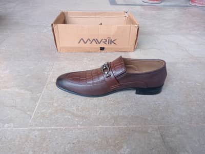 MAVRIK Brown Men's Formal Loafers - Size 44