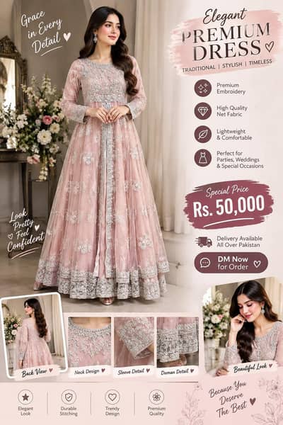 Nikkah+walima bridal dress