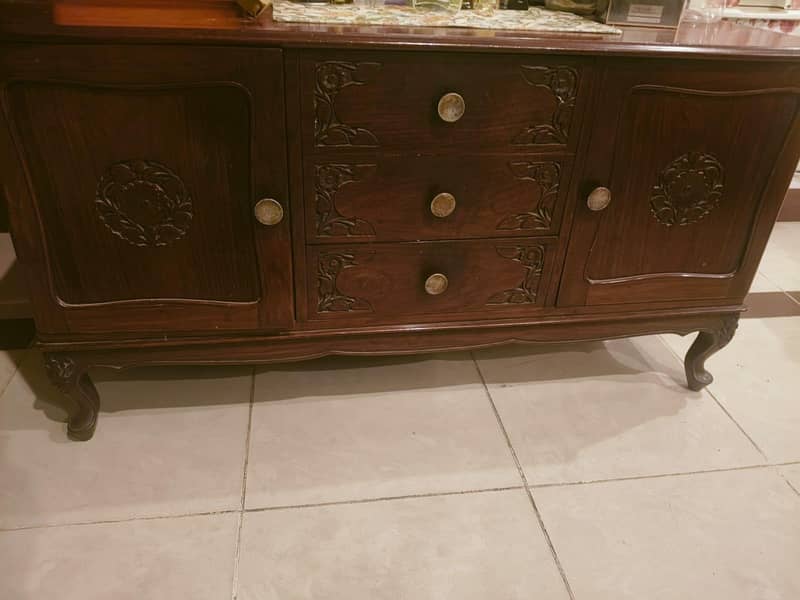 SOLID WOOD 2 single Beds and Dressing Table 5