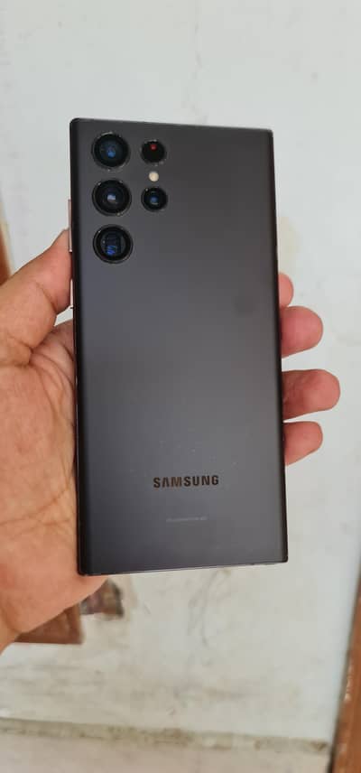 Samsung Mobile S22 Ultra 5G non PTA 12GB 256GB pin dot full new