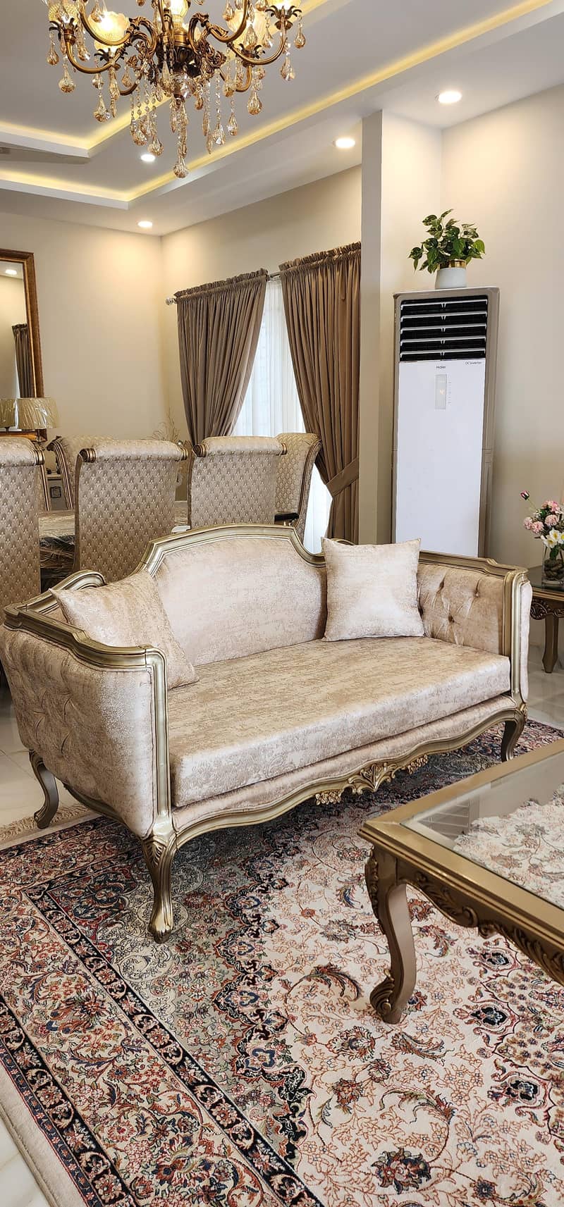 7 seater sofa & table set 7