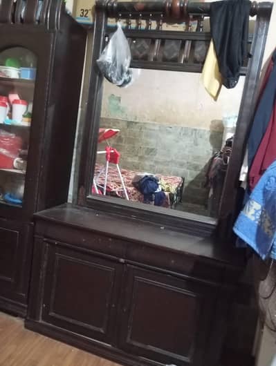 dressing table for sale -wooden mirror argent sale