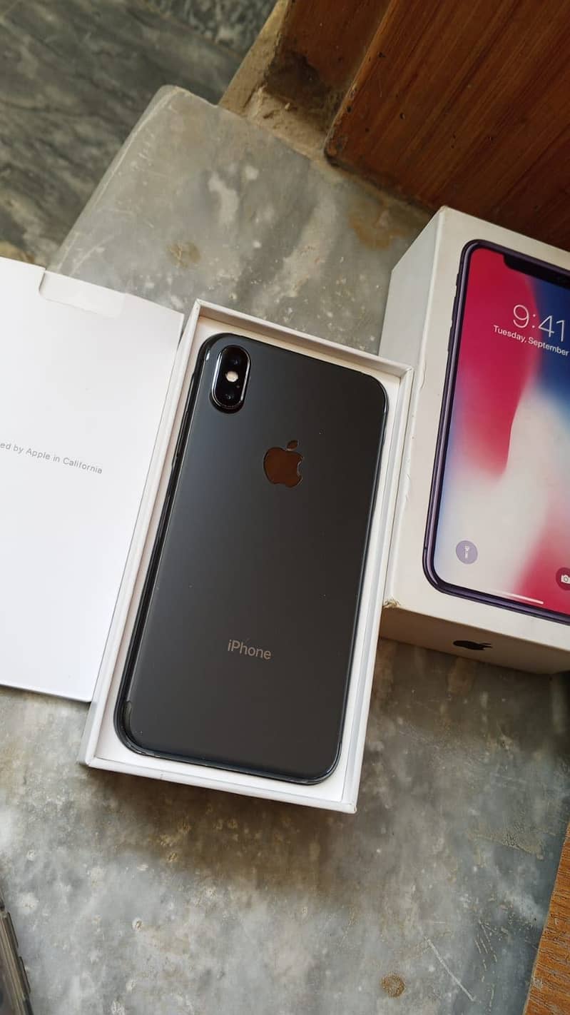 Apple iPhone X 256 gb with box 0