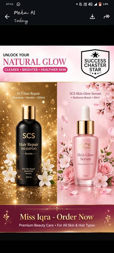 skin and hair  beauty products