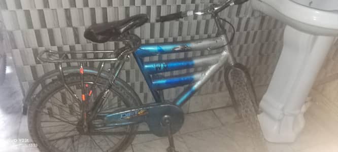 used blue and silver bicycle for sale