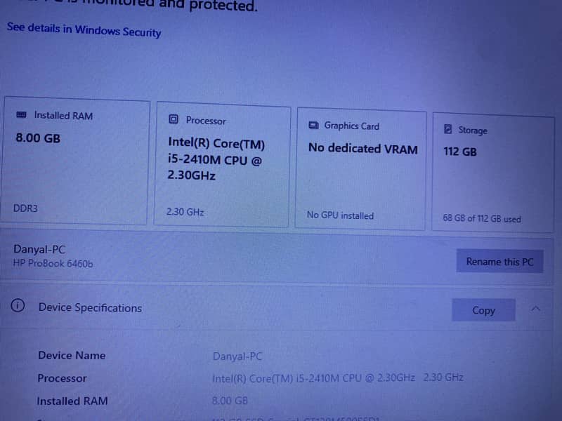 Hp Probook 3