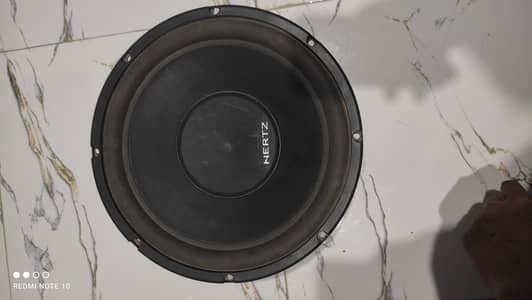 Hertz woofer 12 inch with box