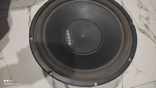 Hertz woofer 12 inch with box