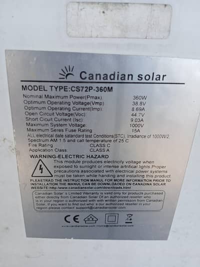 2 solar pannels 360 W each with hybrid MPPT charge controller