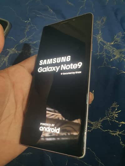 Samsung Note 9 Urgent Sale small creack Line on Touch