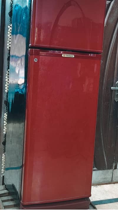 Dawlance Double Door Refrigerator – Red | Excellent Condition | 45,000