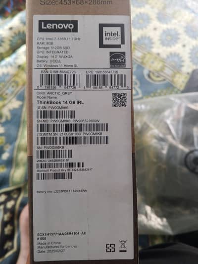 Lenovo ThinkBook Core i7 13th Gen laptop available for sale.