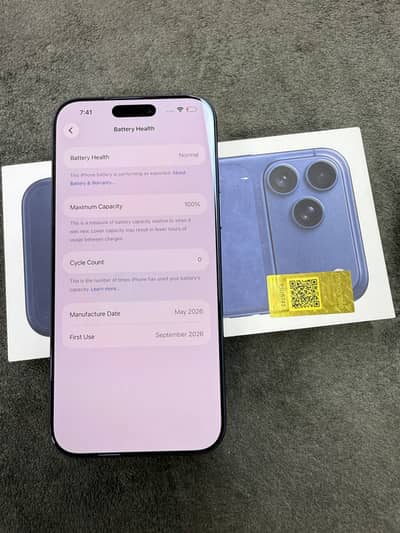 iphone 17pro max 256gb pta approved