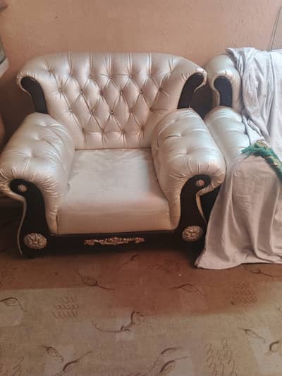 Six seator sofa in good condition for sale