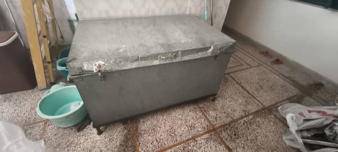 Large steel tank