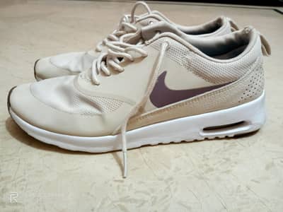 White Nike Air Max Thea Sneakers