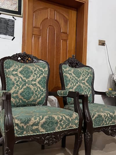Classic Wooden Sofa Chairs