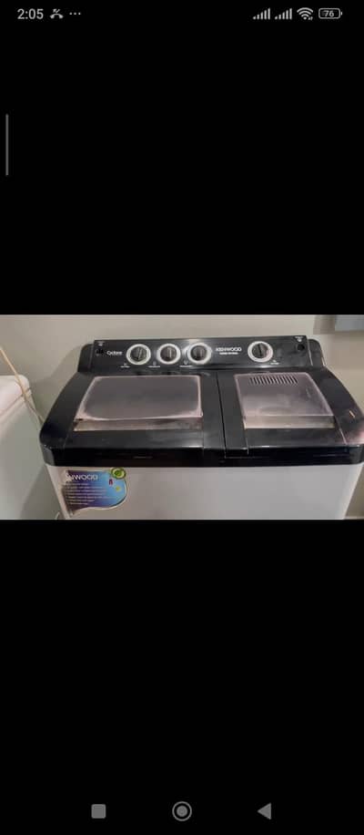 Kenwood washing machine $ dryer