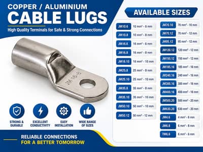 copper/aluminum cable lugs ( available in Pakistan )