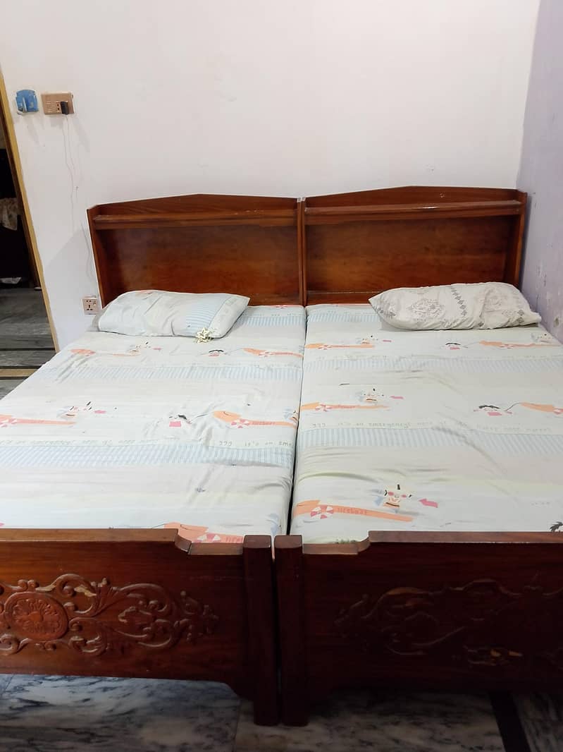 2 single beds 1
